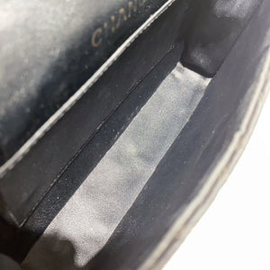 No.001665-4-Chanel Vintage Satin Mini Flap Bag