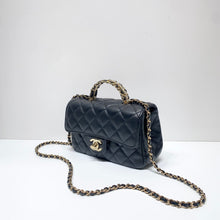 Load image into Gallery viewer, No.04559-Chanel Mini Rectangular Crytral Top Handle Flap Bag
