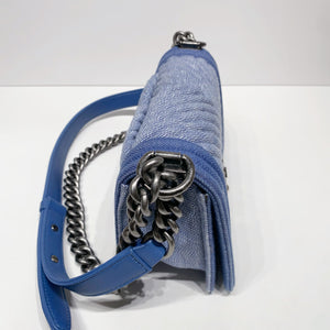 No.4518-Chanel Denim Small Boy 20cm