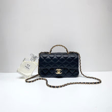Load image into Gallery viewer, No.04559-Chanel Mini Rectangular Crytral Top Handle Flap Bag
