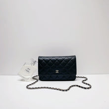将图片加载到图库查看器，No.4137-Chanel Caviar Timeless Classic Wallet On Chain
