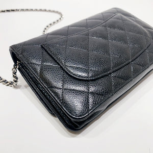 No.4137-Chanel Caviar Timeless Classic Wallet On Chain