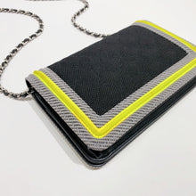 Load image into Gallery viewer, No.4145-Chanel Fabric Boy Wallet On Chain
