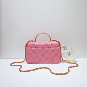 No.4253-Chanel Precious Braids Flap Bag With Top Handle