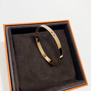 No.001633-3-Hermes H d'Ancre Bracelet SH