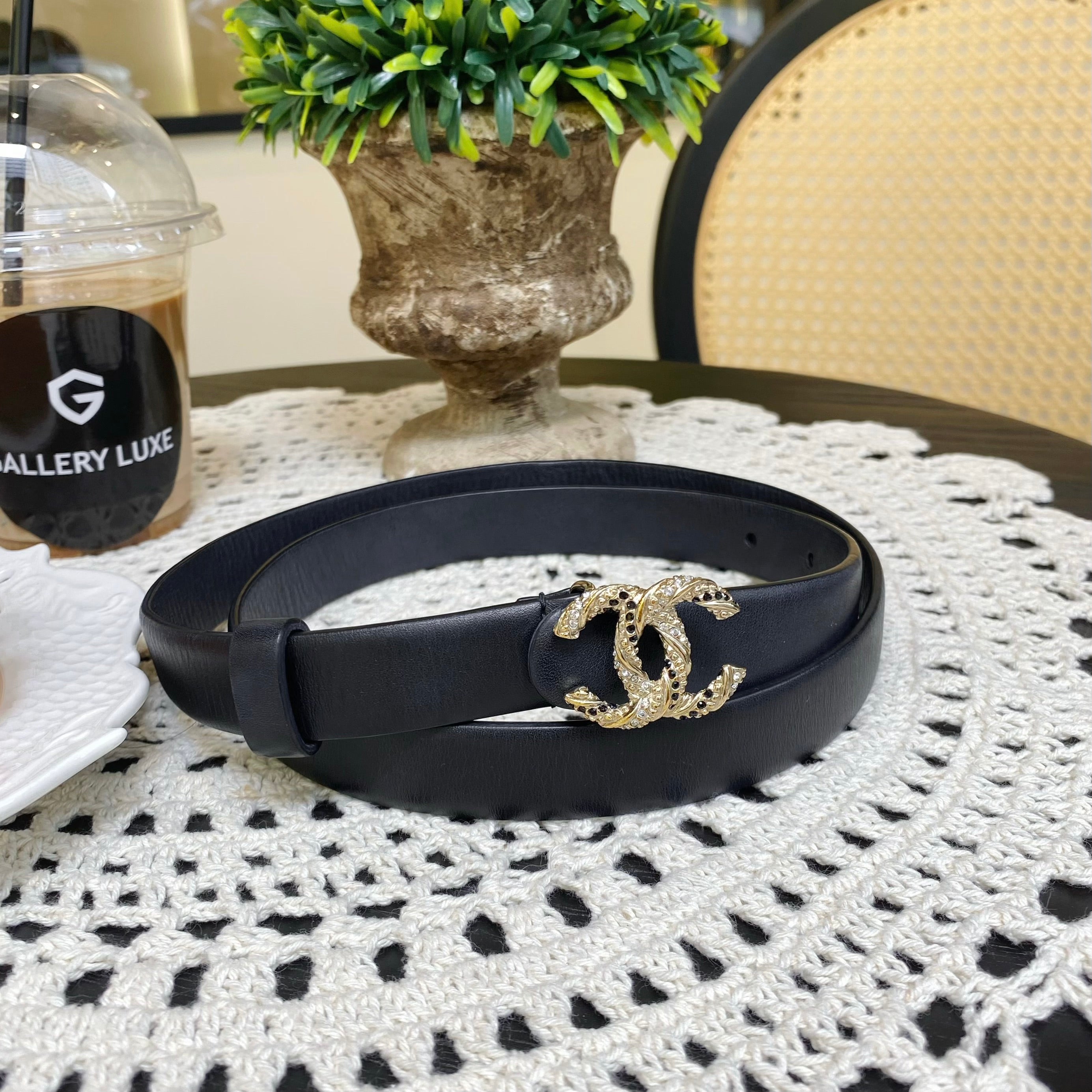 CHANELシルバーベルト