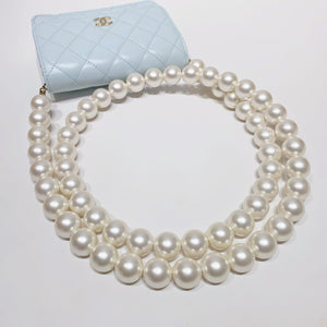 No.001663-Chanel Maxi Pearls Clutch With Chain (Unused / 未使用品)