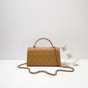 No.4181-Chanel Chain Match Top Handle Clutch With Chain (Brand New / 全新貨品)