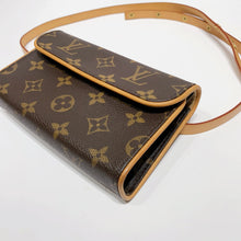 이미지를 갤러리 뷰어에 로드 , No.4184-Louis Vuitton Monogram Pochette Florentine Belt Bag
