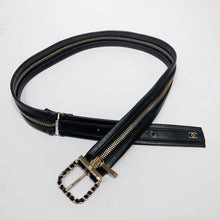 画像をギャラリービューアに読み込む, No.4173-Chanel Calfskin Zipper CC Chain Belt
