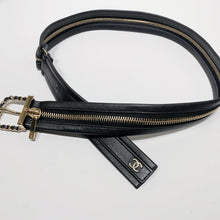 Charger l&#39;image dans la galerie, No.4173-Chanel Calfskin Zipper CC Chain Belt

