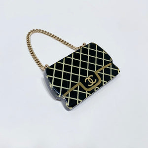 No.4197-Chanel Acrylic Bag Charm Brooch