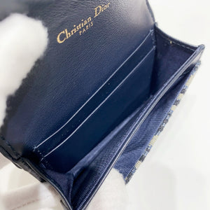 No.4220-Dior Saddle Flap Card Holder