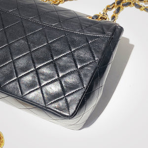 No.3893-Chanel Vintage Lambskin Flap Bag