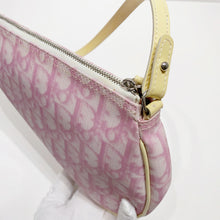 将图片加载到图库查看器，No.4227-Dior Vintage Canvas Saddle Handbag
