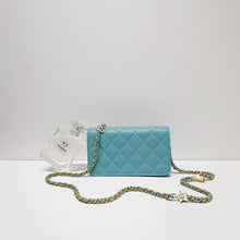 이미지를 갤러리 뷰어에 로드 , No.001646-1-Chanel Charming Phone Holder With Chain
