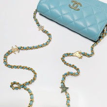이미지를 갤러리 뷰어에 로드 , No.001646-1-Chanel Charming Phone Holder With Chain
