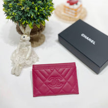 Load image into Gallery viewer, No.4216-Chanel Diamond CC Duo Card Holder
