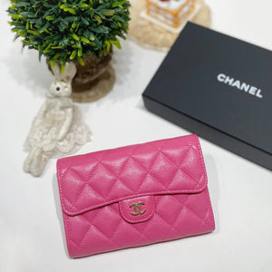No.001648-2-Chanel Caviar Timeless Classic Flap Wallet (Unused / 未使用品)