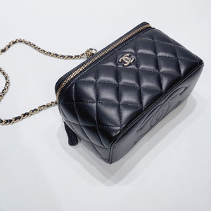 No.3878-Chanel Pearl Crush Vanity With Chain (Unused / 未使用品)