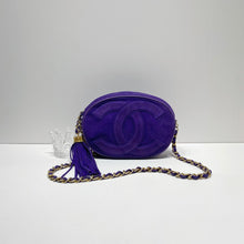 Load image into Gallery viewer, No.001672-2-Chanel Vintage Suede Timeless CC Camera Bag
