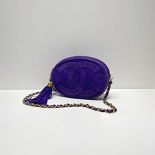 Load image into Gallery viewer, No.001672-2-Chanel Vintage Suede Timeless CC Camera Bag
