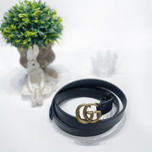 Load image into Gallery viewer, No.3982-Gucci Double G Leather Belt (Unused / 未使用品)

