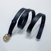 將圖片載入圖庫檢視器 No.3982-Gucci Double G Leather Belt (Unused / 未使用品)
