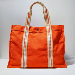 No.3541-Hermes Four Tout GM Canvas Tote Bag