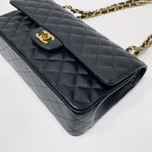 Load image into Gallery viewer, No.4417-Chanel Caviar Medium Timeless Classic Flap Bag 25cm
