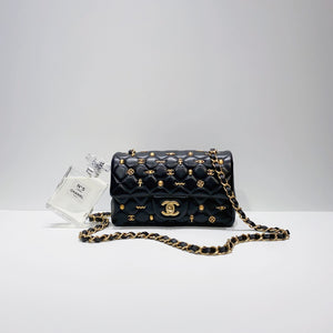 No.3862-Chanel Rectangular Lucky Charms Classic Flap Mini 20cm