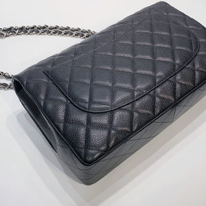 No.3887-Chanel Caviar Classic Jumbo Single Flap Bag