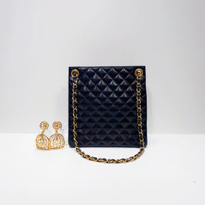 No.3900-Chanel Vintage Lambskin Mini Tote Bag