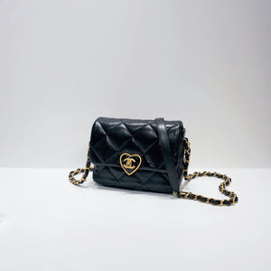 No.001549-1-Chanel Small Coco Love Flap Bag