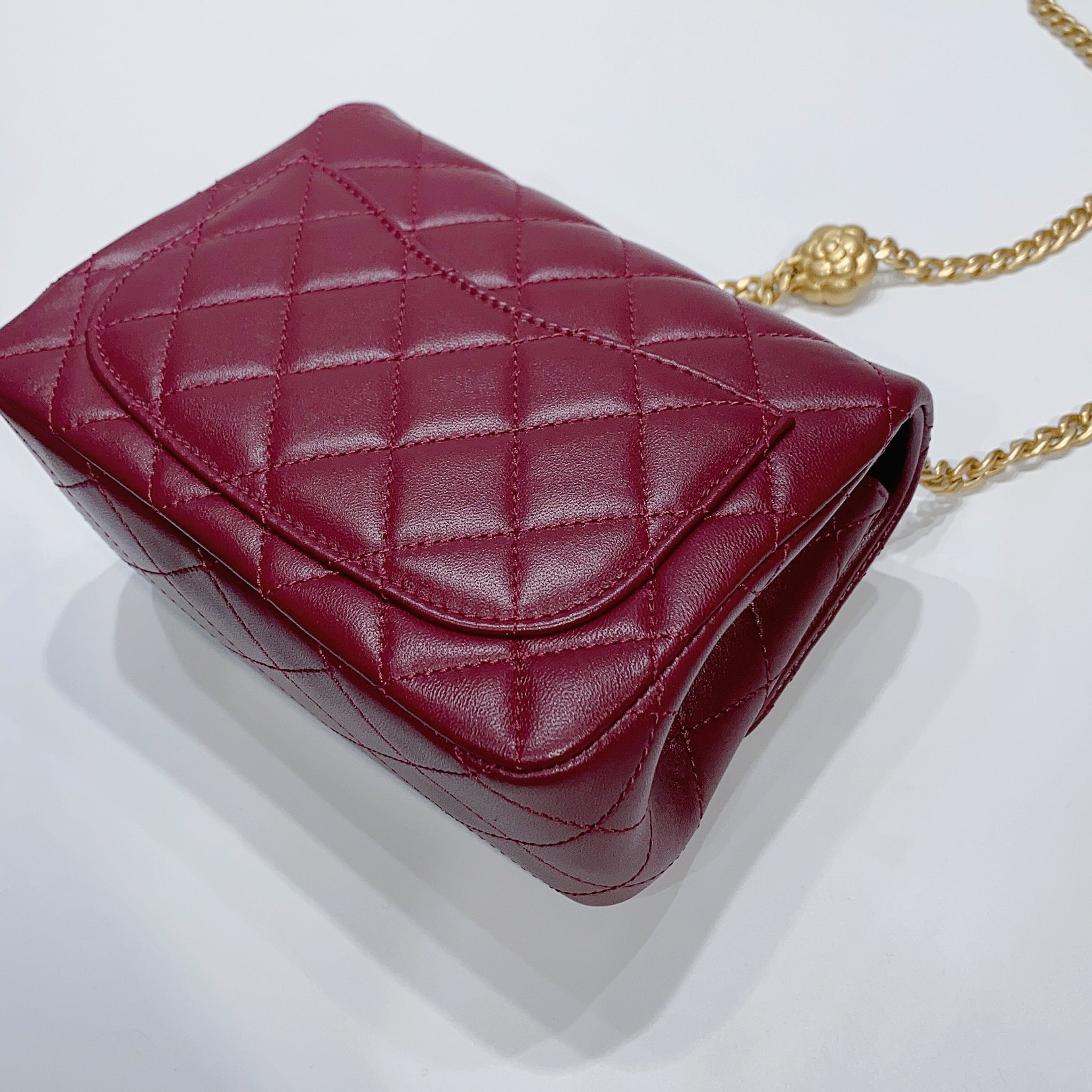 Chanel Sweet Camellia Mini Square Flap Bag