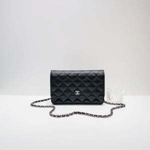 No.3943-Chanel Caviar Timeless Classic Wallet On Chain