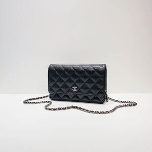 No.3943-Chanel Caviar Timeless Classic Wallet On Chain