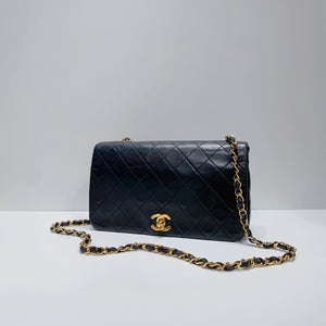 No.3598-Chanel Vintage Lambskin Flap Bag