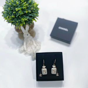 No.3950-Chanel Crystal Perfume Bottle Earrings (Brand New / 全新貨品)