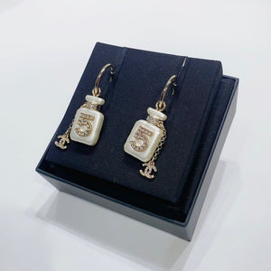 No.3950-Chanel Crystal Perfume Bottle Earrings (Brand New / 全新貨品)