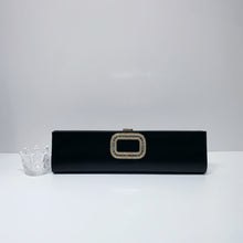 Load image into Gallery viewer, No.4544-Roger Vivier Satin Pilgrim Clutch Bag
