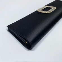 Load image into Gallery viewer, No.4544-Roger Vivier Satin Pilgrim Clutch Bag
