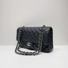 Load image into Gallery viewer, No.001708-1-Chanel Caviar Medium Timeless Classic Flap Bag 25cm
