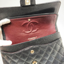 Load image into Gallery viewer, No.001708-1-Chanel Caviar Medium Timeless Classic Flap Bag 25cm
