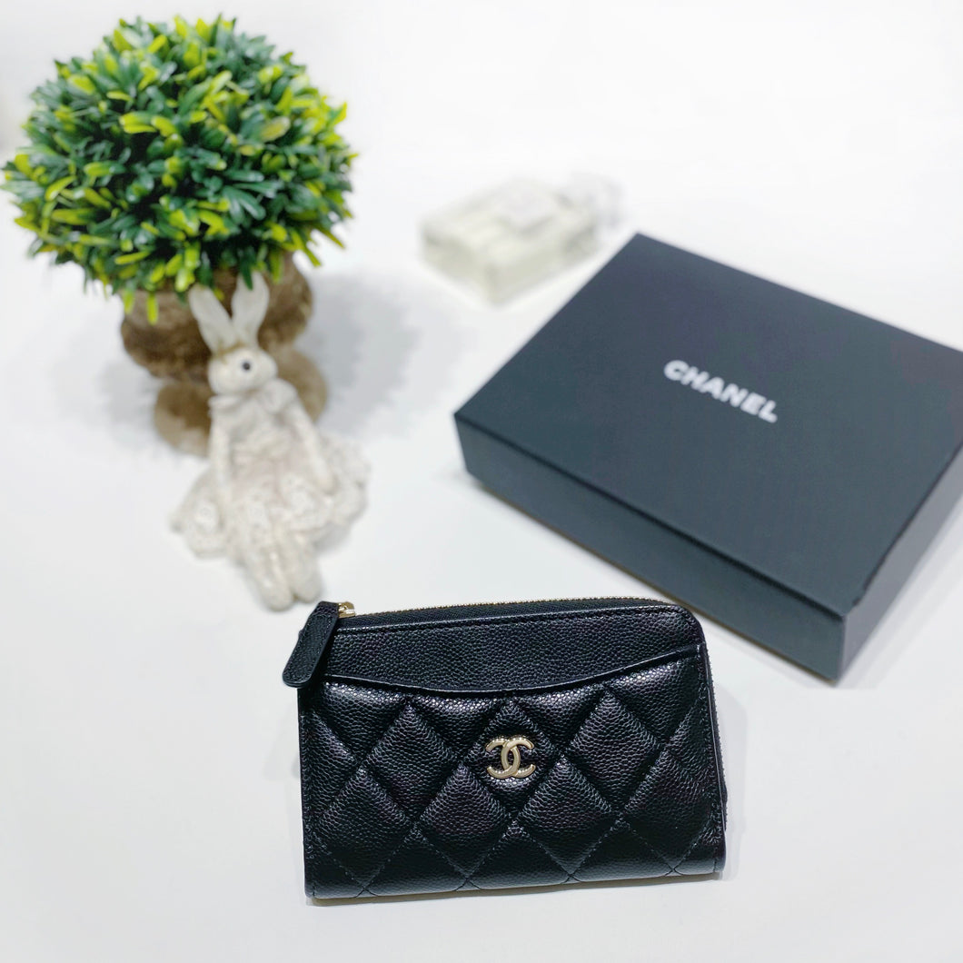 No.001602-6-Chanel Caviar Timeless Classic Card Holder (Brand New / 全新貨品)