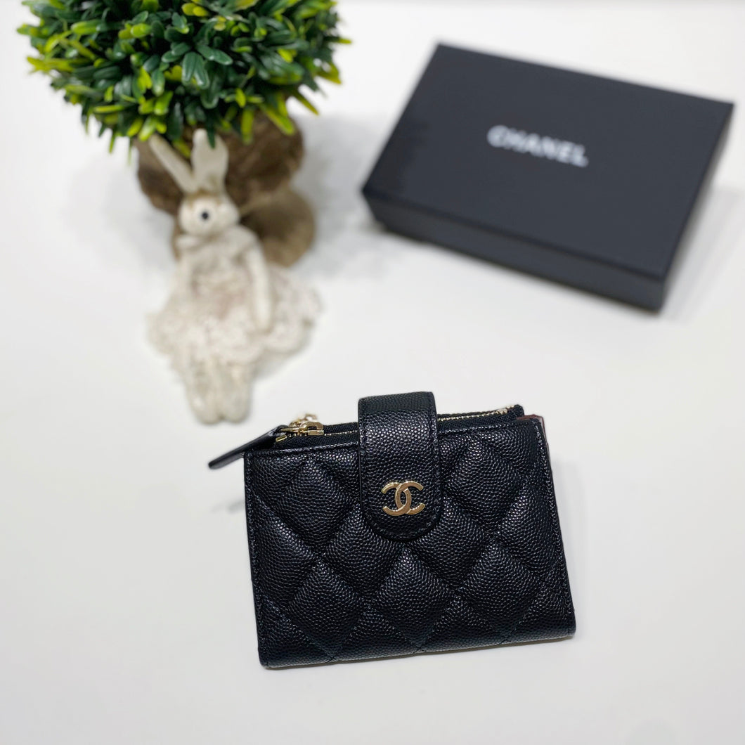 No.3994-Chanel Timeless Classic Zipped Small Wallet