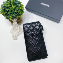 Load image into Gallery viewer, No3993-Chanel So Black Timeless Classic Phone &amp; Card Holder
