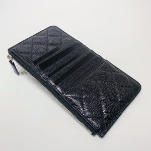 No3993-Chanel So Black Timeless Classic Phone & Card Holder