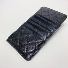 Load image into Gallery viewer, No3993-Chanel So Black Timeless Classic Phone &amp; Card Holder
