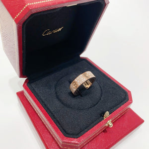 No.4019-Cartier Love Ring Diamond-Paved
